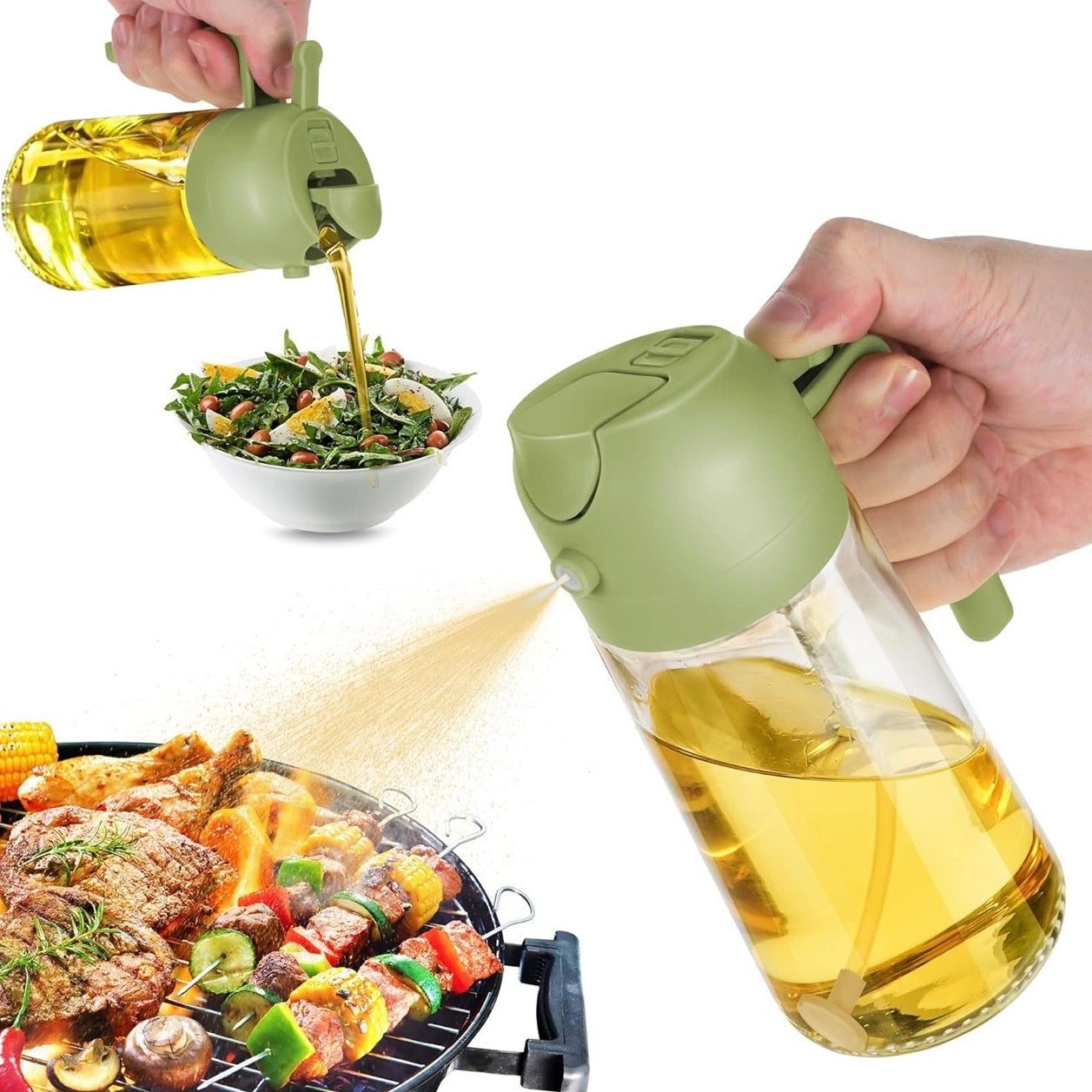 Oil Dispenser Spray Bottle for Cooking