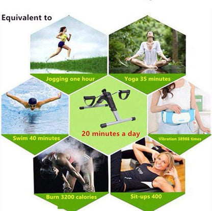 Mini Pedal Exerciser – Foldable Arm & Leg Workout Cycle